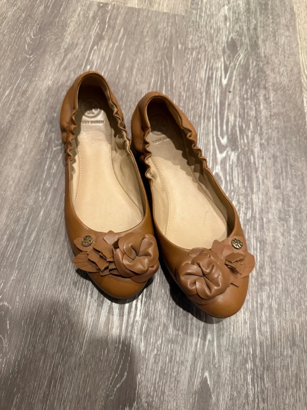 Tory Burch Blossom Ballet Flats - Women size 8